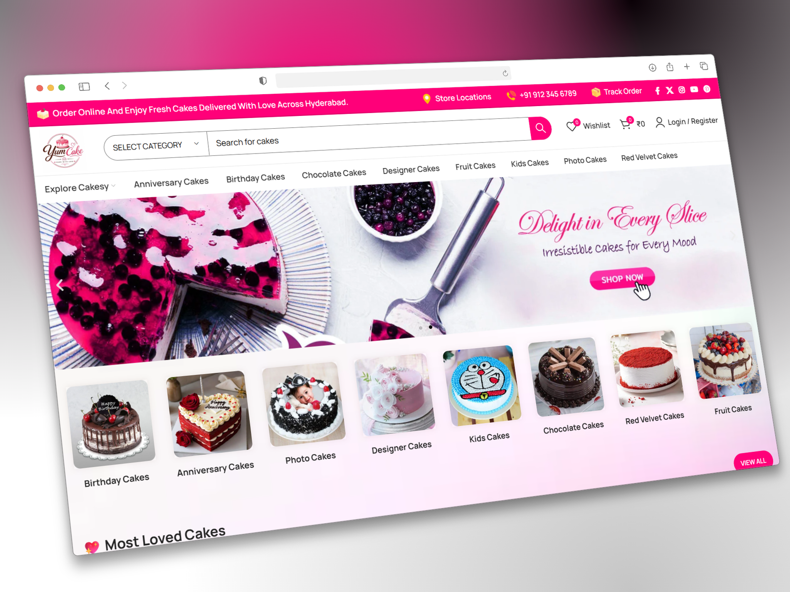 582shots_so YumCakes - Online Cake Delivery Website - Image 1