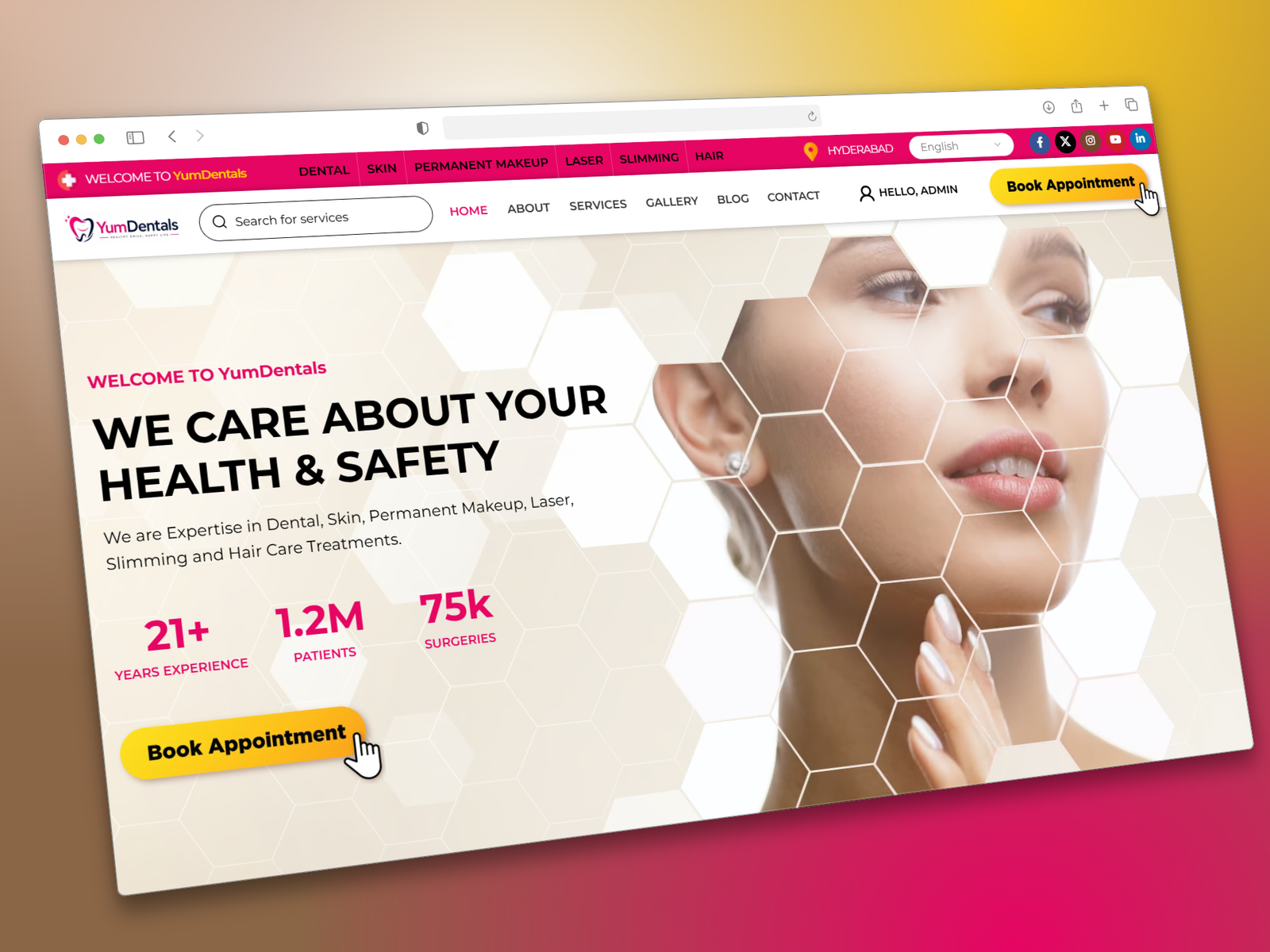 595shots_so YumDentals - Dental , Skin and Hair Care Website - Image 1